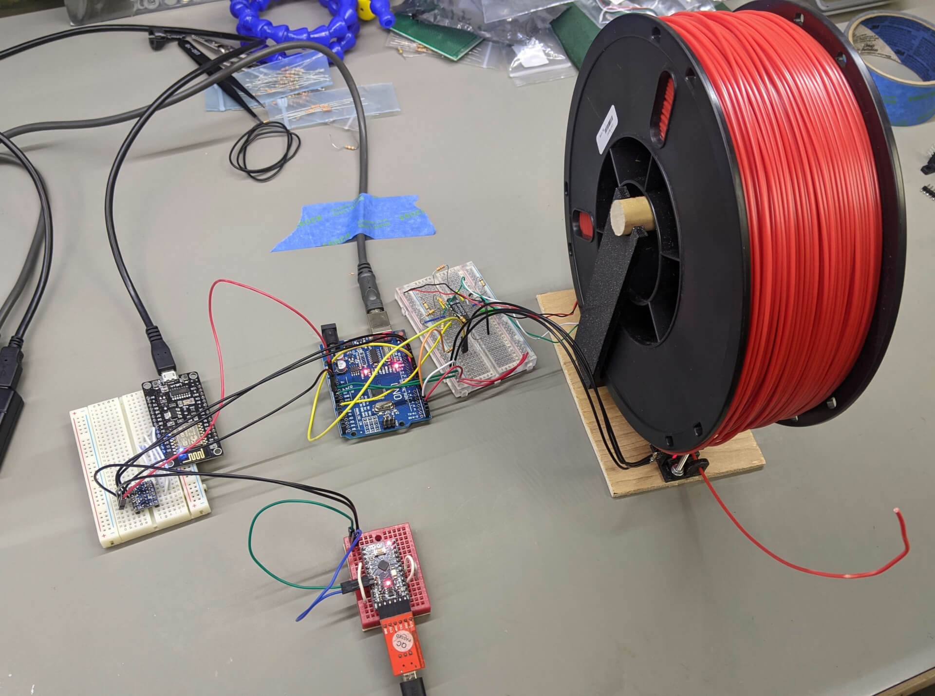 3D Printer Filament Tracker