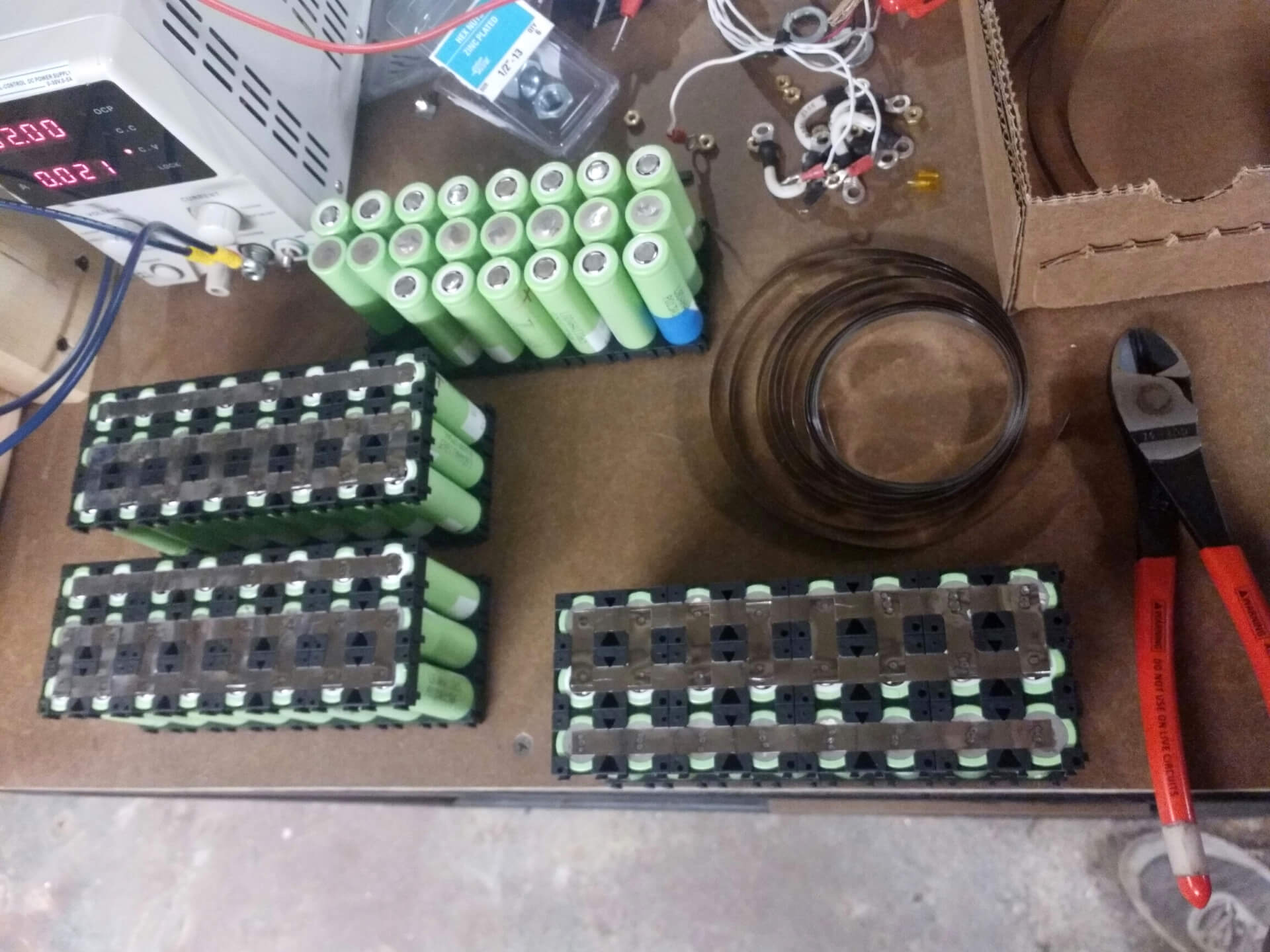 Assembling battery packs