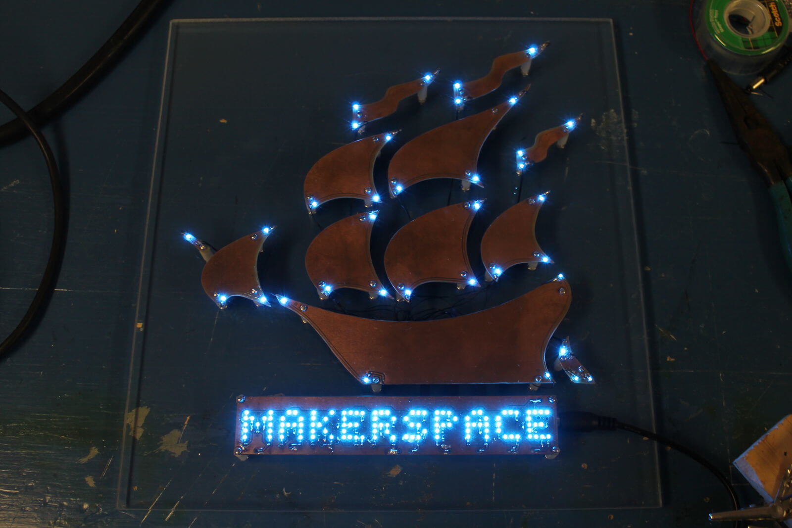 HHS Makerspace Sign