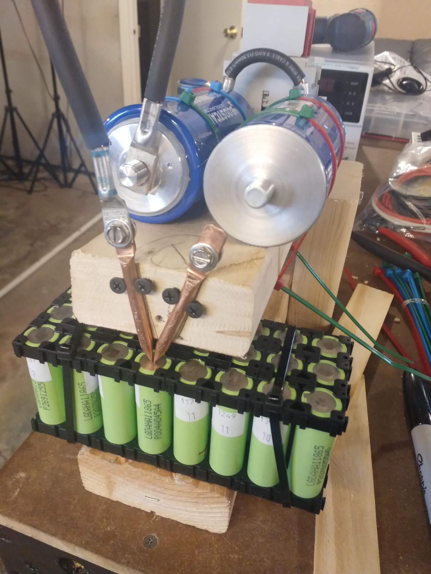 DIY battery spot welder